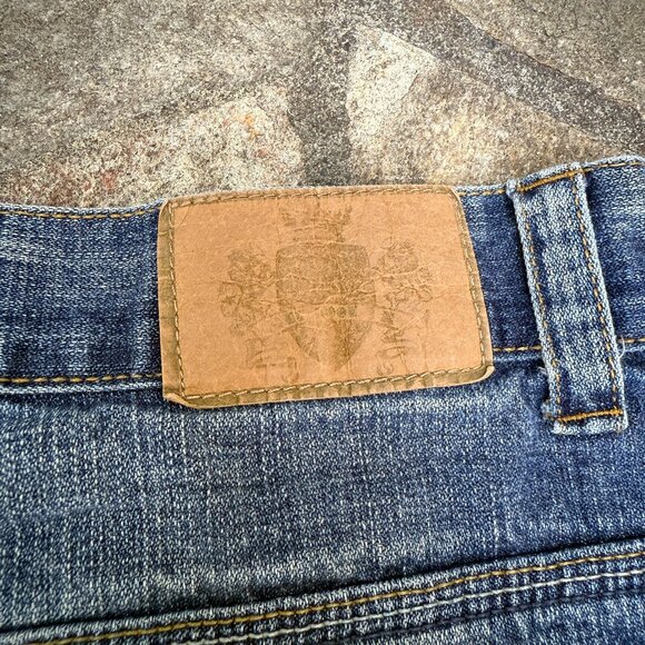 LL Cool J Mens 34 Denim Shorts Baggy Y2K Hip Hop Streetwear Jorts - Picture 14 of 14